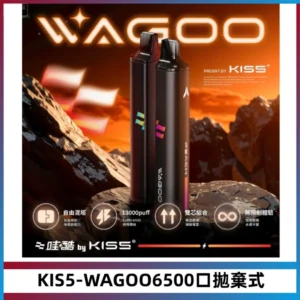 KIS5WAGOO哇酷6500口拋棄式 | 自由混搭雙口味 | 雙芯組合